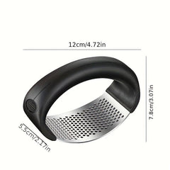 Stainless Steel Garlic Press Manual Ring Garlic Kitchen Tool