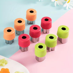 3pcs Vegetable Cutter Shapes Set Stainless Steel Cookie Cutters