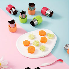3pcs Vegetable Cutter Shapes Set Stainless Steel Cookie Cutters