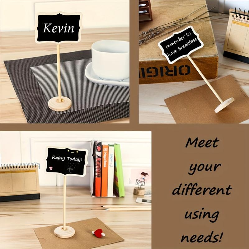 Mini Chalkboards Stand Message Board Signs for Wedding Parties