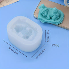 1pc Sleeping Baby Chocolate Mold 3D Silicone Mold Boy And Girl Candy Mold