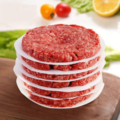 Burger Press Patty Press with Burger Paper Non Stick Hamburger Press