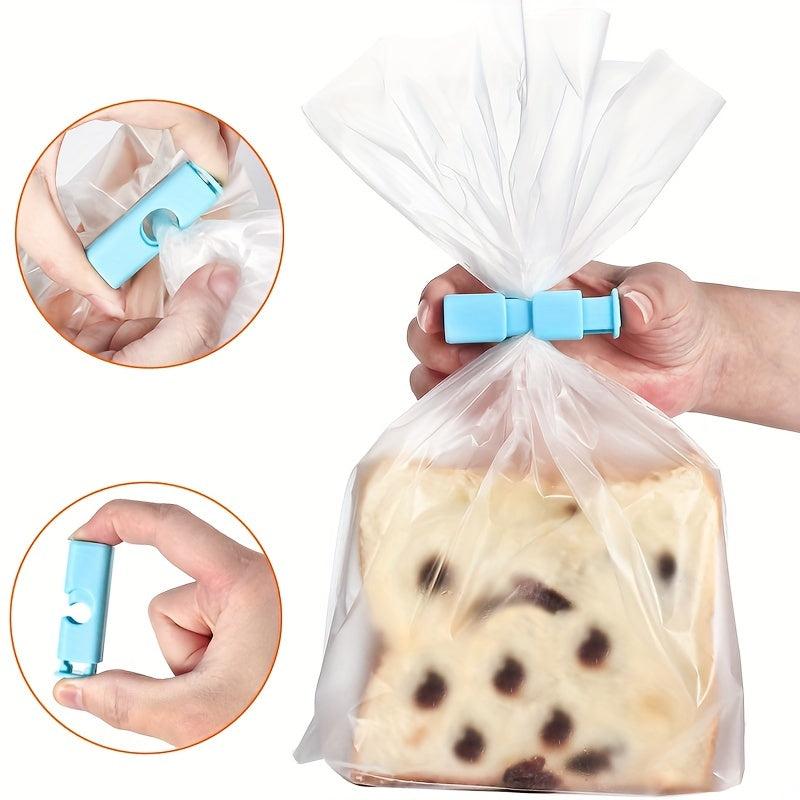 4pcs Bread Bag Seal Clip Squeeze And Lock for Food Storage