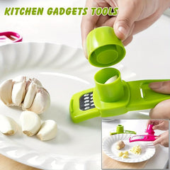 Mini Manual Garlic Press 5 3in 1 5in