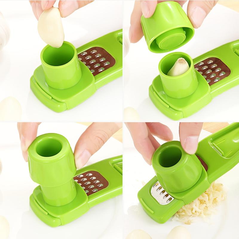 Mini Manual Garlic Press 5 3in 1 5in