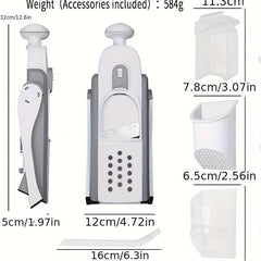 Multifunctional Vegetable and Fruit Slicer with Adjustable Thickness