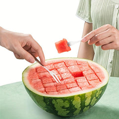 Watermelon Cutter Stainless Steel Cube Cutter Kitchen Gadget