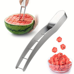 Watermelon Cutter Stainless Steel Cube Cutter Kitchen Gadget