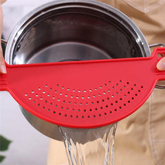 Silicone Pot Strainer for Pots & Bowls - Ideal for Noodles, Pasta, Veggies