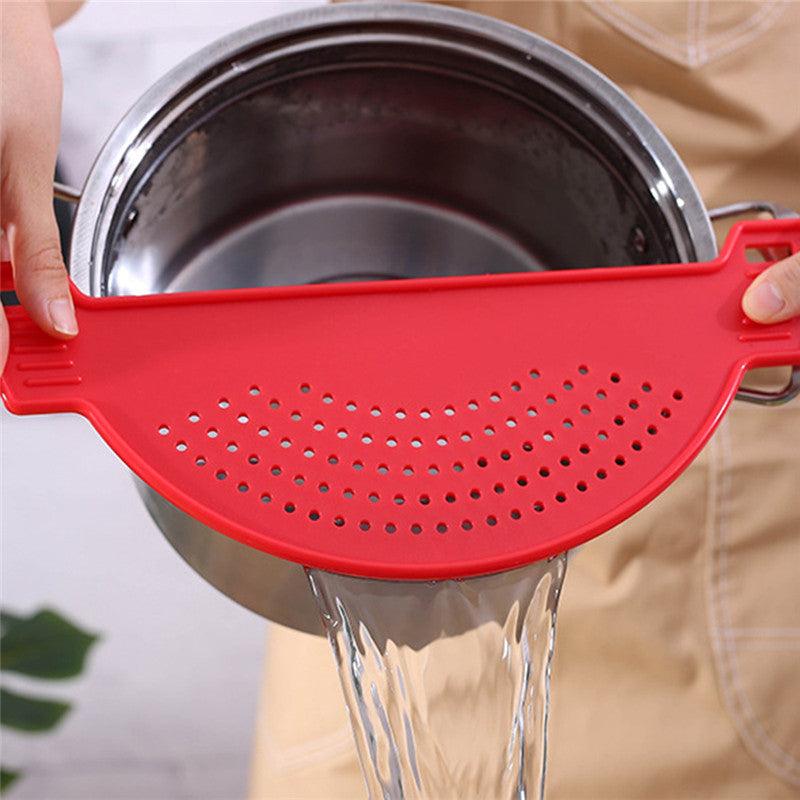 Silicone Pot Strainer for Pots & Bowls - Ideal for Noodles, Pasta, Veggies