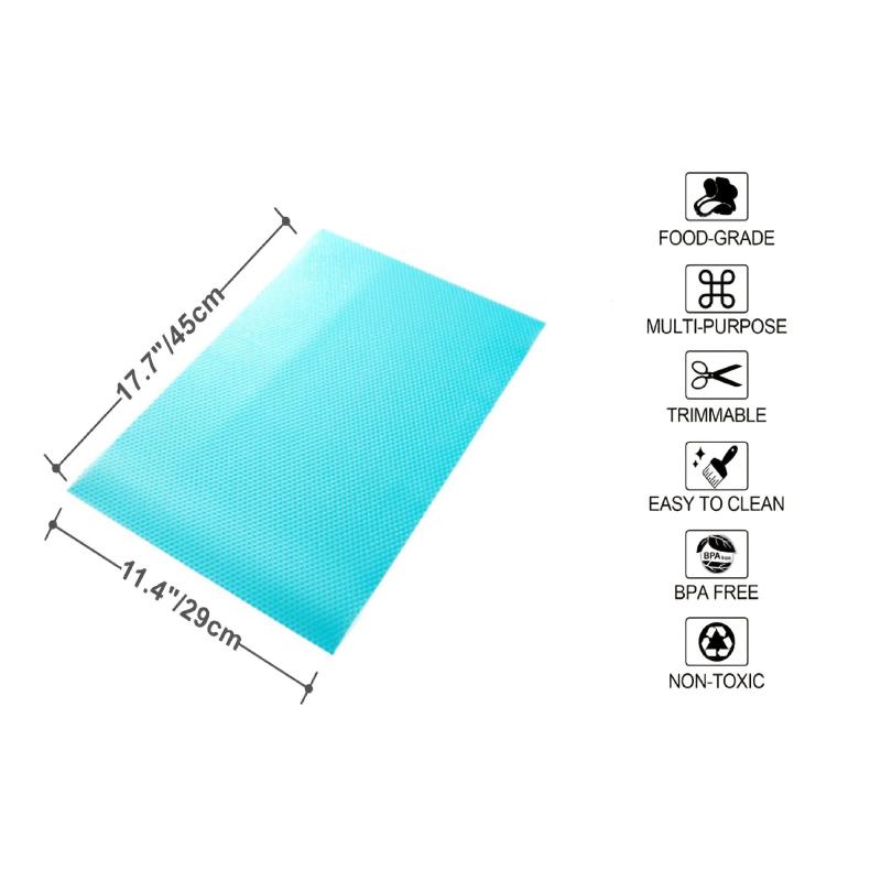 Non Slip Kitchen Mat Anti Fouling Cuttable Easy to Clean
