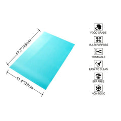 Non Slip Kitchen Mat Anti Fouling Cuttable Easy to Clean