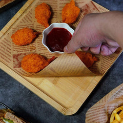 100pcs Wax Paper Food Wrapping Paper Burger Fries Sandwich Greaseproof Baking
