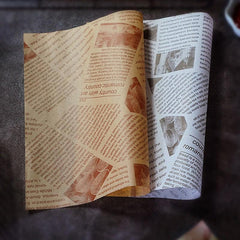 100pcs Wax Paper Food Wrapping Paper Burger Fries Sandwich Greaseproof Baking