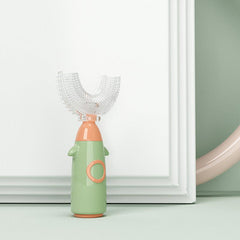 U-shaped Silicone Toothbrush Soft Bristle Mouth Cleaning Toothbrush