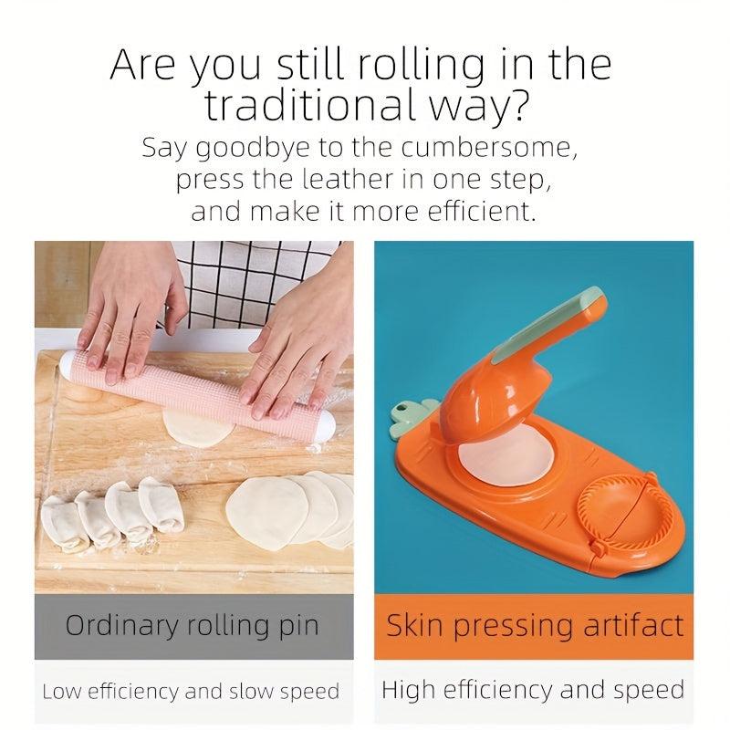 2 in 1 Plastic Dumpling Maker - Easy Manual Dumpling Maker Mould