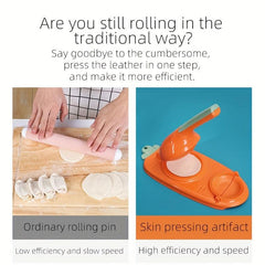 2 in 1 Plastic Dumpling Maker - Easy Manual Dumpling Maker Mould