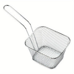 Stainless Steel Frying Mesh Basket, Easy to Clean, Dishwasher Safe