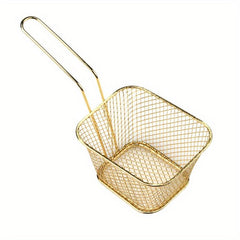 Stainless Steel Frying Mesh Basket, Easy to Clean, Dishwasher Safe