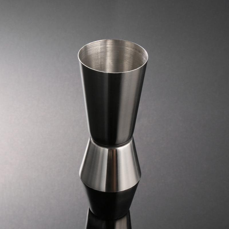 Stainless Steel Cocktail Shaker Measure Cup Dual Shot Drink Spirit Measure 50ml