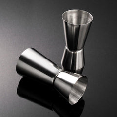 Stainless Steel Cocktail Shaker Measure Cup Dual Shot Drink Spirit Measure 50ml