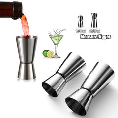 Stainless Steel Cocktail Shaker Measure Cup Dual Shot Drink Spirit Measure 50ml