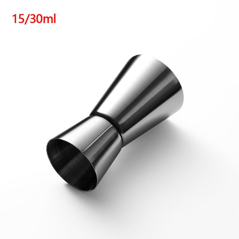 Stainless Steel Cocktail Shaker Measure Cup Dual Shot Drink Spirit Measure 50ml