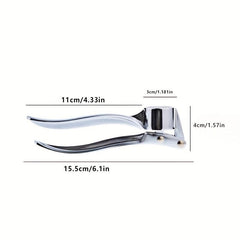 Stainless Steel Garlic Press Manually Crusher Handheld Ginger Kitchen Tools