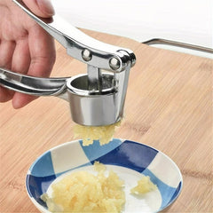 Stainless Steel Garlic Press Manually Crusher Handheld Ginger Kitchen Tools