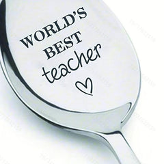 Teacher Gift Spoon Tea Drinker World's Best Thanksgivings Father's