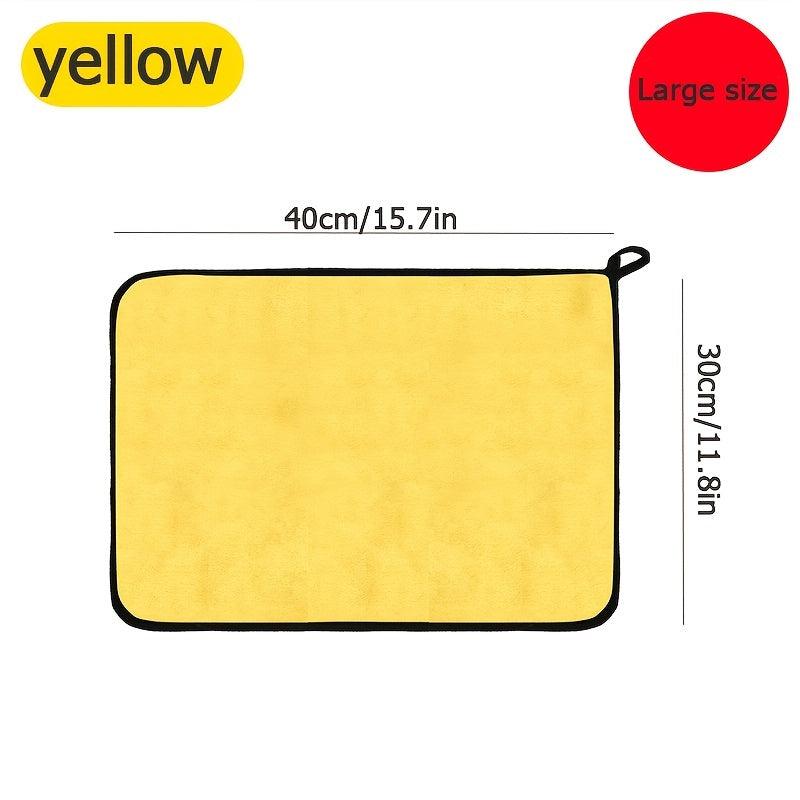 3pcs Thickened Large Microfiber Absorbent Cleaning Towel