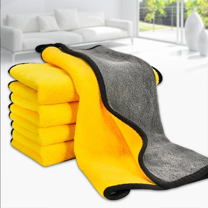 3pcs Thickened Large Microfiber Absorbent Cleaning Towel