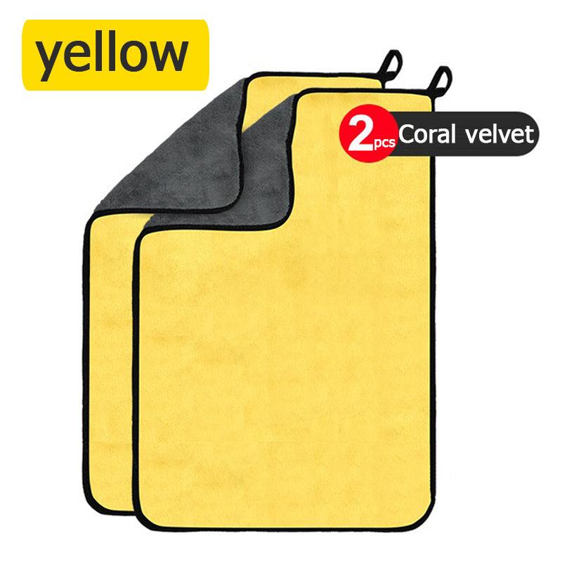 3pcs Thickened Large Microfiber Absorbent Cleaning Towel