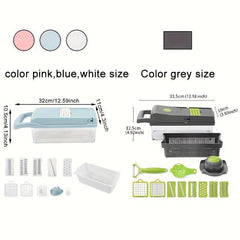 Vegetable Chopper Kitchen Multifunctional Food Onion Slicer Cutter Dicer