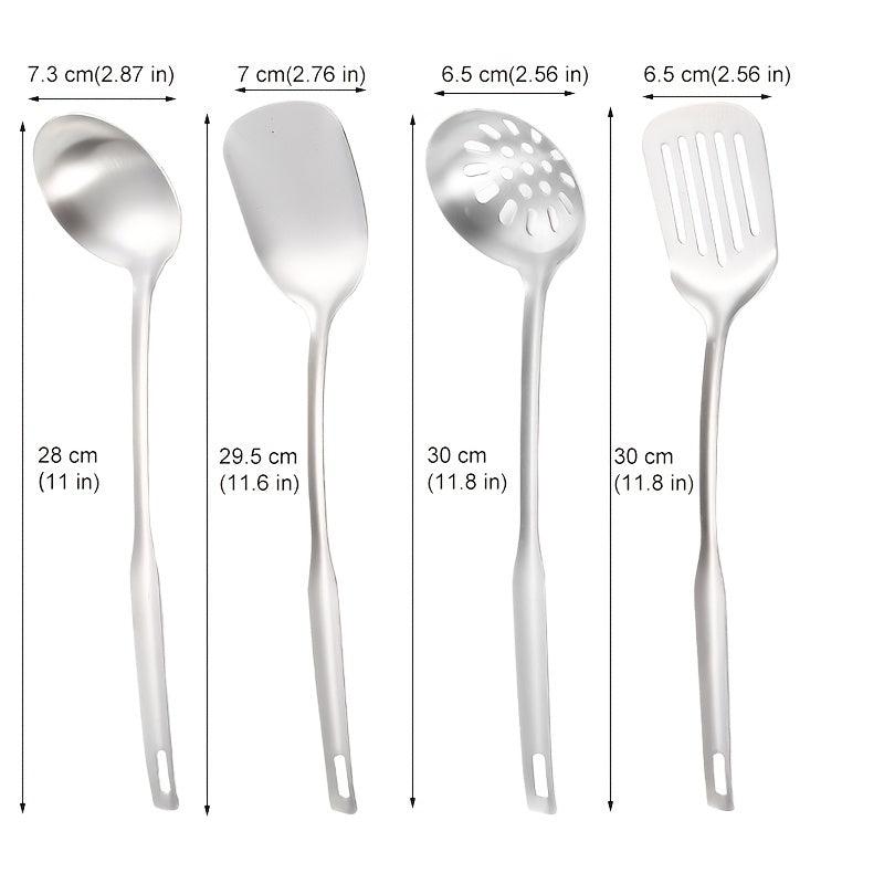 4pcs Stainless Steel Cooking Utensils Set - Back To School Supplies