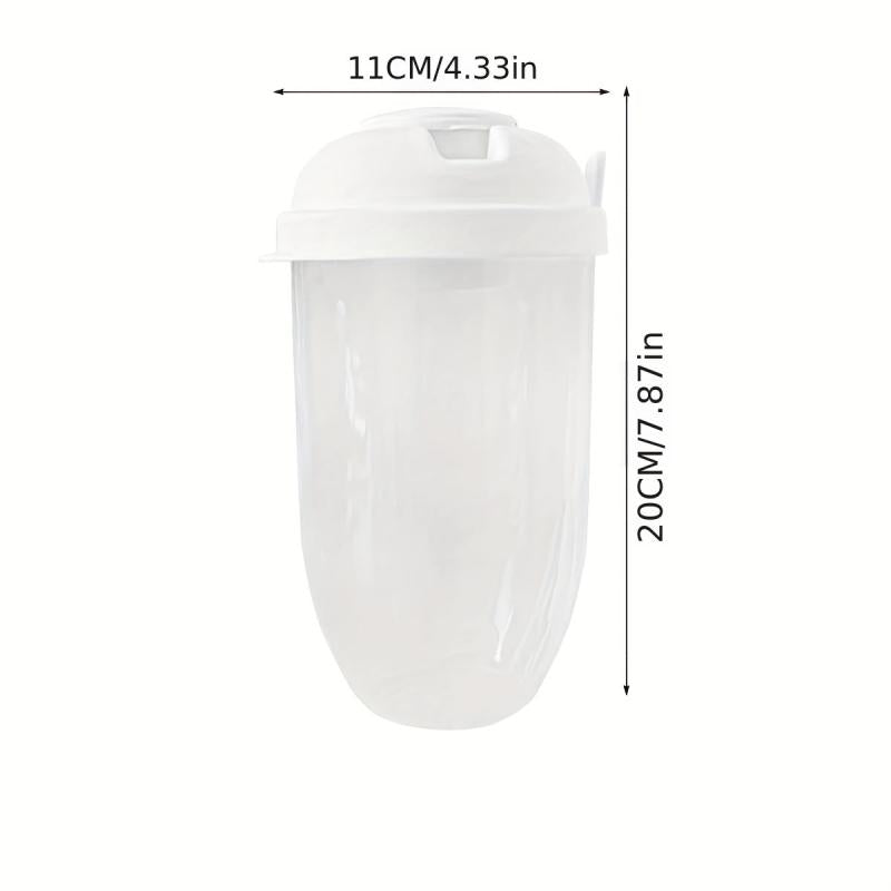 Portable Salad Meal Shaker Cup with Fork, Healthy Salad Container for Picnic Lun