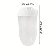 Portable Salad Meal Shaker Cup with Fork, Healthy Salad Container for Picnic Lun