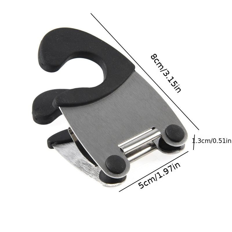 Stainless Steel Pot Side Clips Spoon Holder Kitchen Gadgets