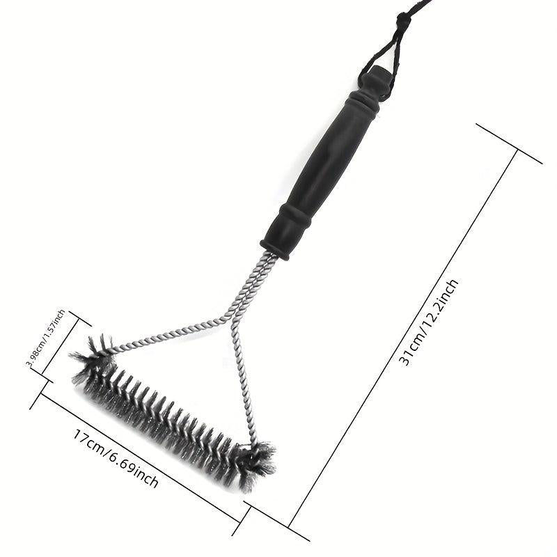 BBQ Grill Brush Stainless Steel Bristles Non stick Clean Tool