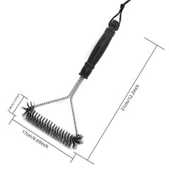 BBQ Grill Brush Stainless Steel Bristles Non stick Clean Tool