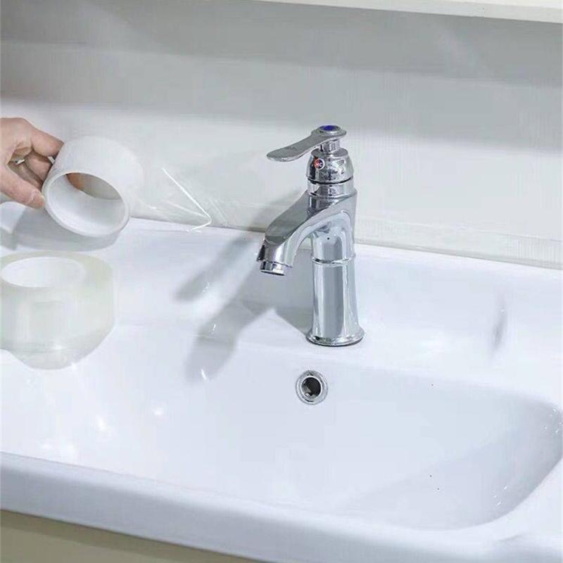 Waterproof Transparent Tape for Kitchen and Bathroom Seams 1 18 x 196 8
