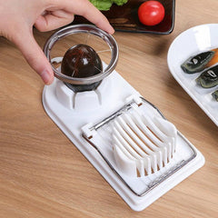 Multifunctional 2 in 1 Egg Cutter Random