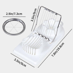 Multifunctional 2 in 1 Egg Cutter Random