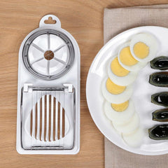 Multifunctional 2 in 1 Egg Cutter Random