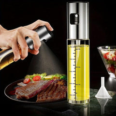 Set of 4 100ml Glass Spray Bottles for Cooking BBQ Baking Salad