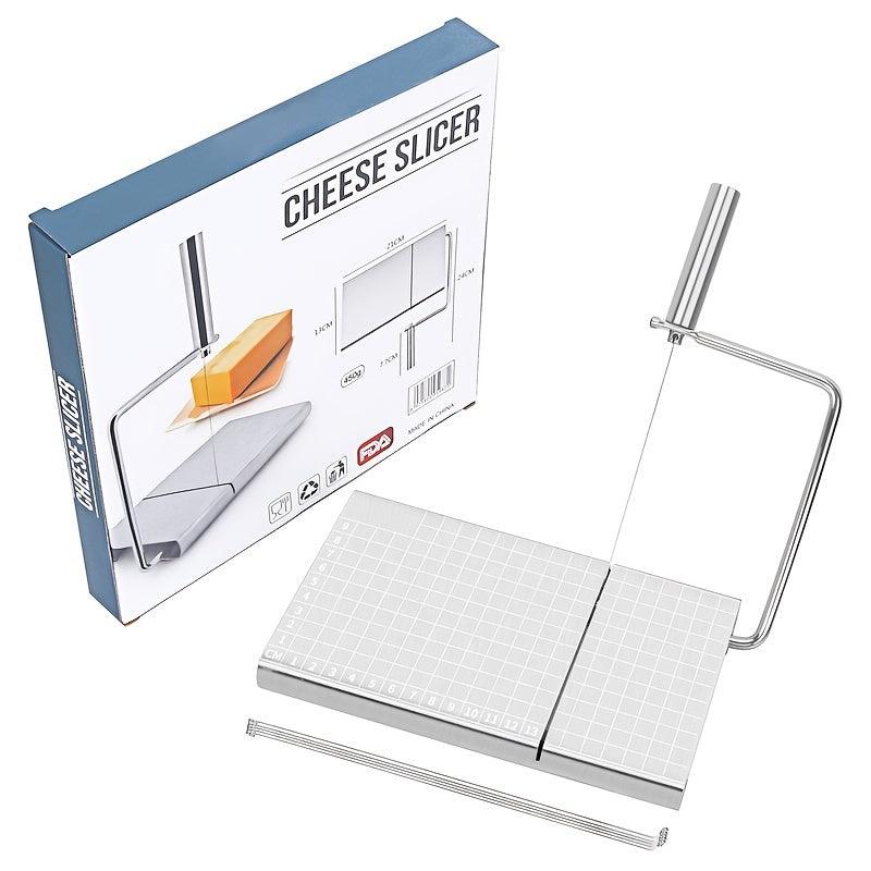 Stainless Steel Cheese Cutter Slicer for Effortless Cheese Slicing