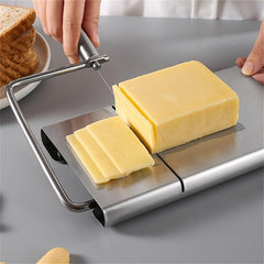 Stainless Steel Cheese Cutter Slicer for Effortless Cheese Slicing