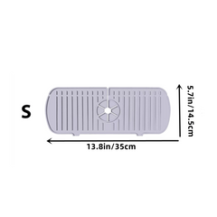 Silicone Sink Faucet Mat Splash Guard Dish Drying Mat