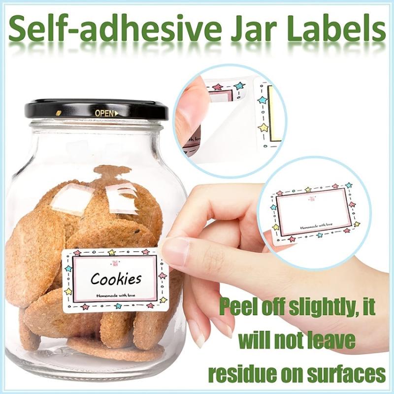 250pcs Kitchen Name Label Sticker Seasoning Jar Label