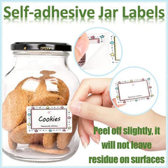 250pcs Kitchen Name Label Sticker Seasoning Jar Label